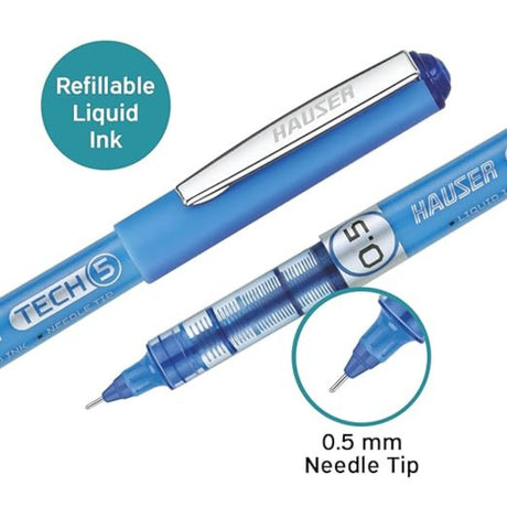 Hauser Tech 5 Liquid Ink Gel Pen - SCOOBOO - Gel Pens