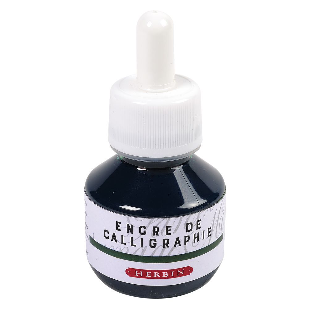 Herbin Calligraphy Ink Bottle (Green - 50ML) 11430T - SCOOBOO - HB_CALI_INKBTL_GRN_50ML_11430T - Ink Bottle