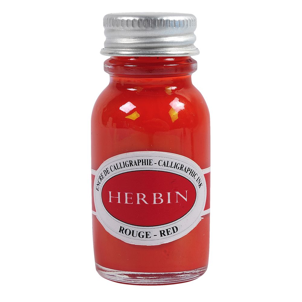 Herbin Calligraphy Ink Bottle (Red - 15ML) 12420T - SCOOBOO - HB_CALI_INKBTL_RED_15ML_12420T - Ink Bottle