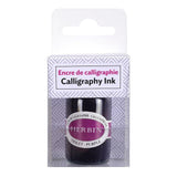 Herbin Calligraphy Ink Bottle (Violet - 15ML) 12470T - SCOOBOO - HB_CALI_INKBTL_VLT_15ML_12470T - Ink Bottle