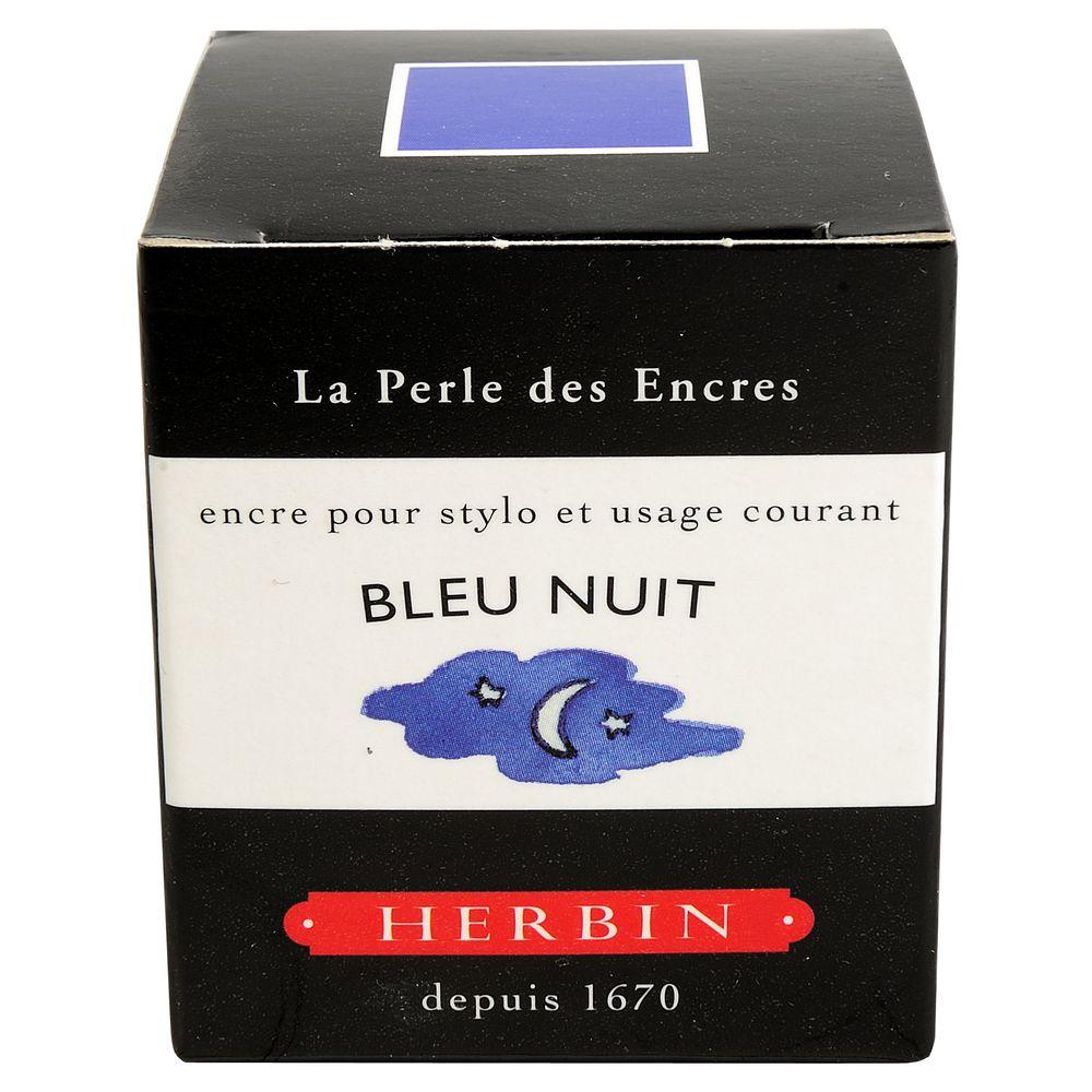 Herbin "D" Ink Bottle (Bleu Nuit - 30ML) 13019T - SCOOBOO - HB_D_INKBTL_BLUNUIT_30ML_13019T - Ink Cartridge