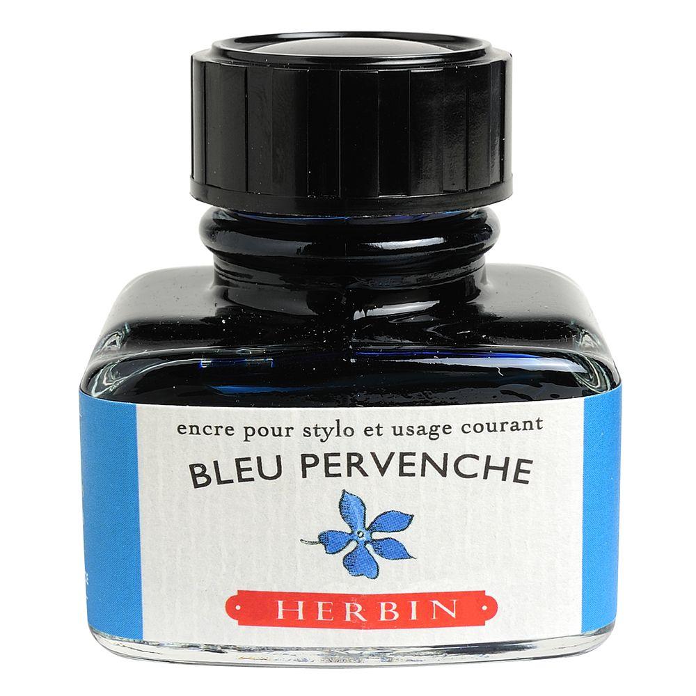 Herbin "D" Ink Bottle (Bleu Pervenche - 30ML) 13013T - SCOOBOO - HB_D_INKBTL_BLUPRVNCHE_30ML_13013T - Ink Cartridge