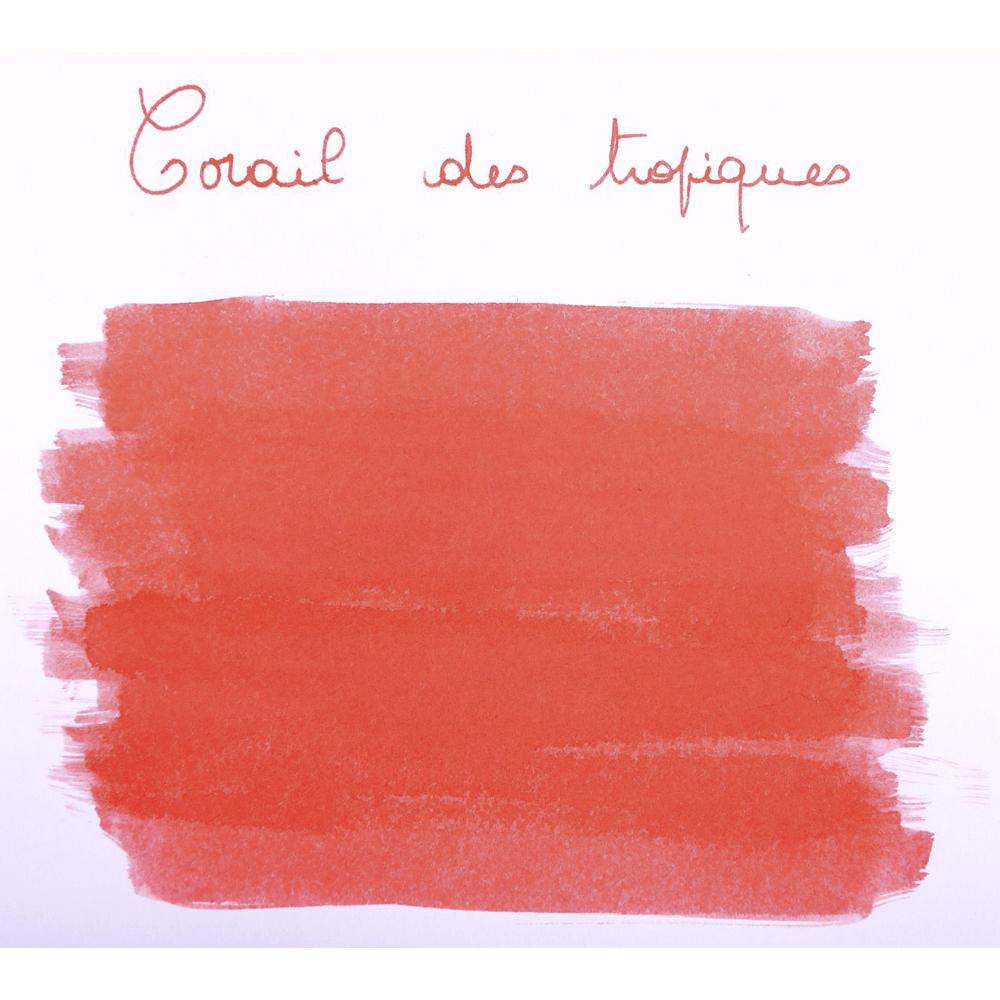 Herbin "D" Ink Bottle (Corail des Tropiques - 30ML) 13059T - SCOOBOO - HB_D_INKBTL_CRLTRPQUS_30ML_13059T - Ink Cartridge