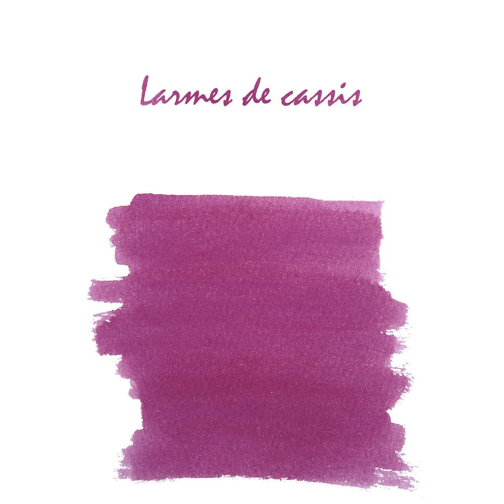 Herbin "D" Ink Bottle (Larme de Cassis - 30ML) 13078T - SCOOBOO - HB_D_INKBTL_LARMECASSIS_30ML_13078T - Ink Cartridge