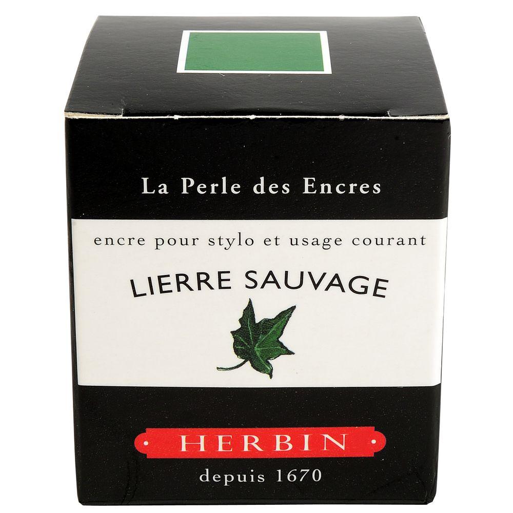 Herbin "D" Ink Bottle (Lierre Sauvage - 30ML) 13037T - SCOOBOO - HB_D_INKBTL_LRSVGE_30ML_13037T - Ink Cartridge