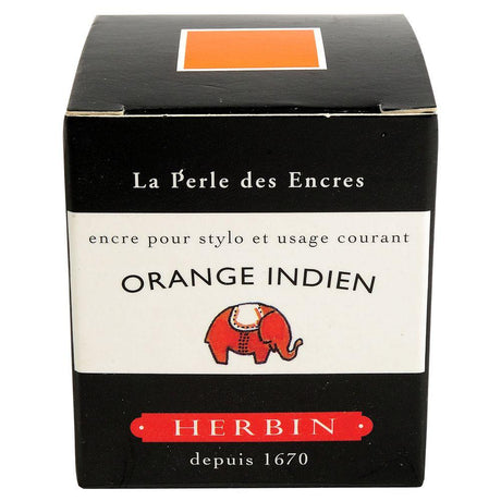 Herbin "D" Ink Bottle (Orange Indien - 30ML) 13057T - SCOOBOO - HB_D_INKBTL_ORNINDIEN_30ML_13057T - Ink Cartridge