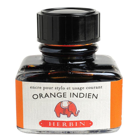 Herbin "D" Ink Bottle (Orange Indien - 30ML) 13057T - SCOOBOO - HB_D_INKBTL_ORNINDIEN_30ML_13057T - Ink Cartridge