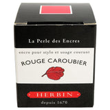 Herbin "D" Ink Bottle (Rouge Caroubier - 30ML) 13022T - SCOOBOO - HB_D_INKBTL_RGECROBER_30ML_13022T - Ink Cartridge