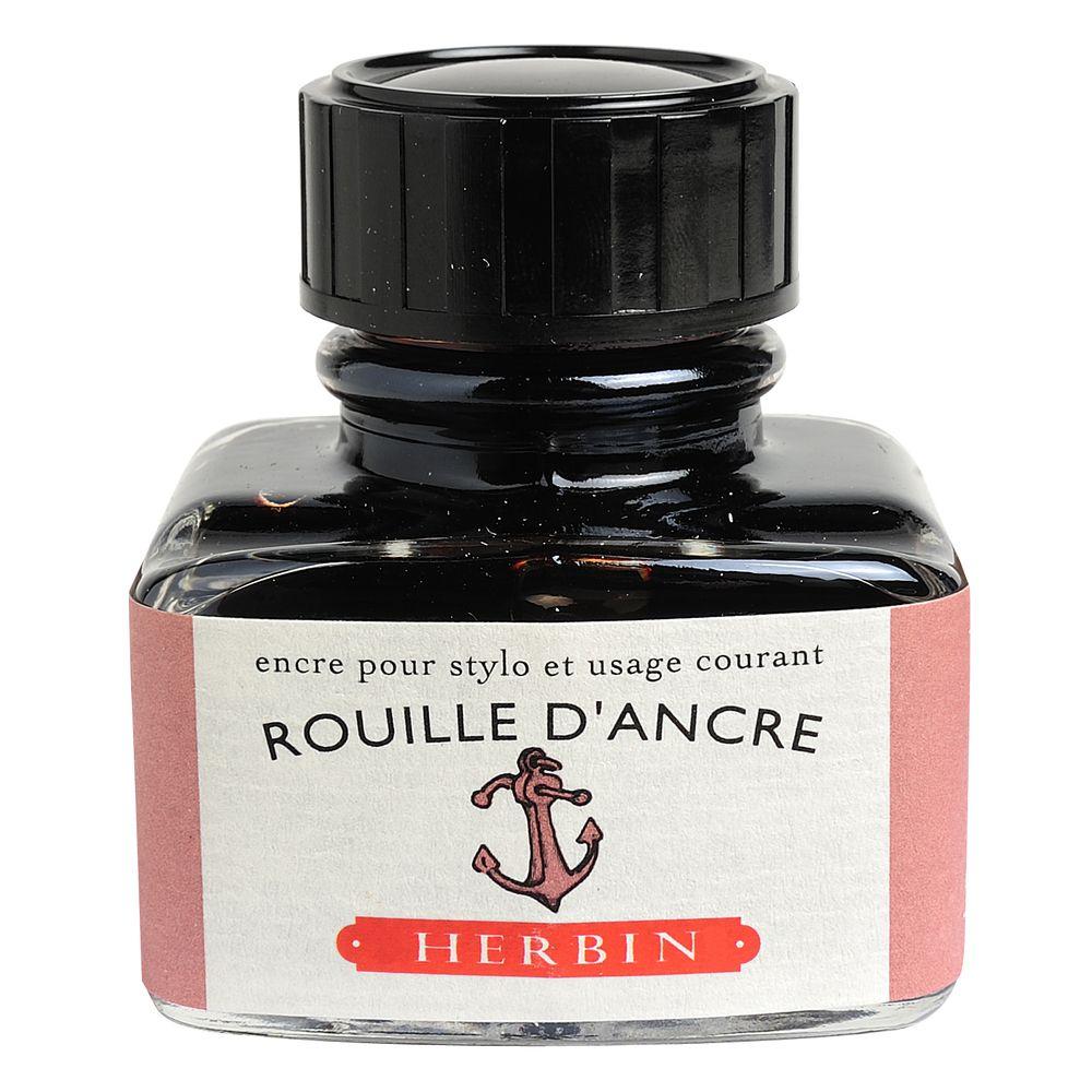 Herbin "D" Ink Bottle (Rouille D'Ancre - 30ML) 13058T - SCOOBOO - HB_D_INKBTL_ROULDNCRE_30ML_13058T - Ink Cartridge