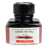 Herbin "D" Ink Bottle (Terre de Feu - 30ML) 13047T - SCOOBOO - HB_D_INKBTL_TERREFEU_30ML_13047T - Ink Cartridge