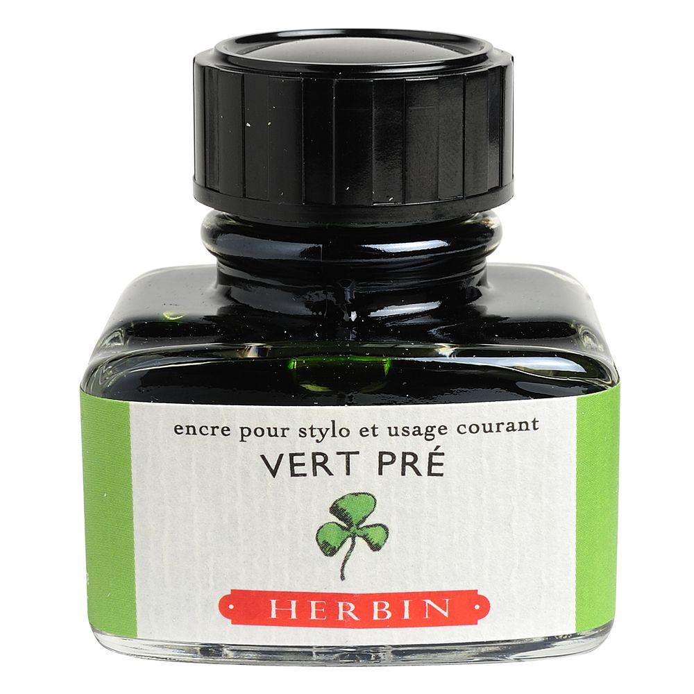 Herbin "D" Ink Bottle (Vert Pre - 30ML) 13031T - SCOOBOO - HB_D_INKBTL_VERTPRE_30ML_13031T - Ink Bottle