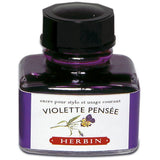 Herbin "D" Ink Bottle (Violette Pensee - 30ML) 13077T - SCOOBOO - HB_D_INKBTL_VLTPENSEE_30ML_13077T - Ink Bottle