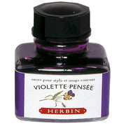 Herbin "D" Ink Bottle (Violette Pensee - 30ML) 13077T - SCOOBOO - HB_D_INKBTL_VLTPENSEE_30ML_13077T - Ink Bottle