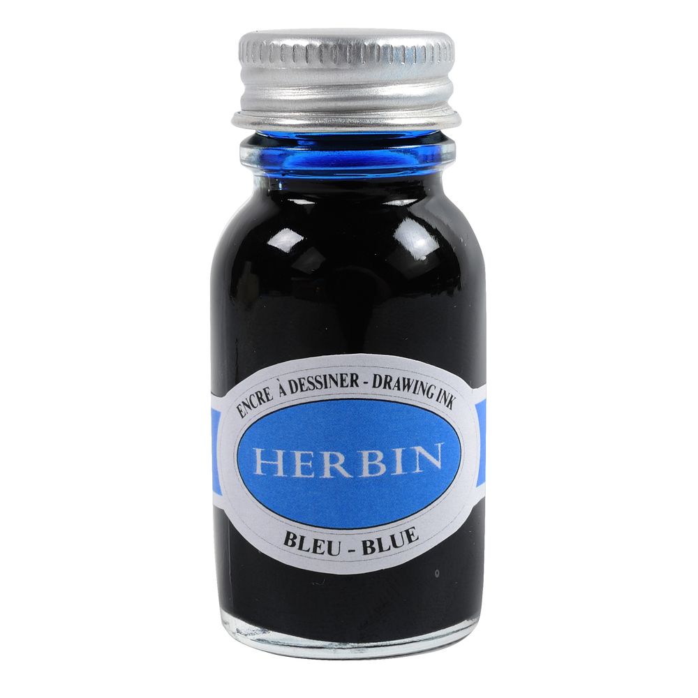 Herbin Drawing Ink Bottle (Blue - 15ML) 12613T - SCOOBOO - HB_DRW_INKBTL_BLU_15ML_12613T - Ink Bottle