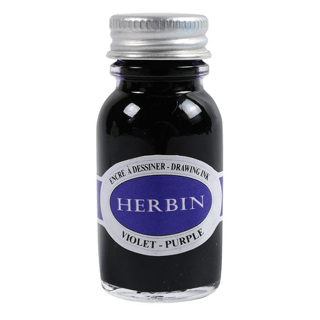 Herbin Drawing Ink Bottle (Purple - 15ML) 12677T - SCOOBOO - HB_DRW_INKBTL_PPL_15ML_12677T - Ink Bottle