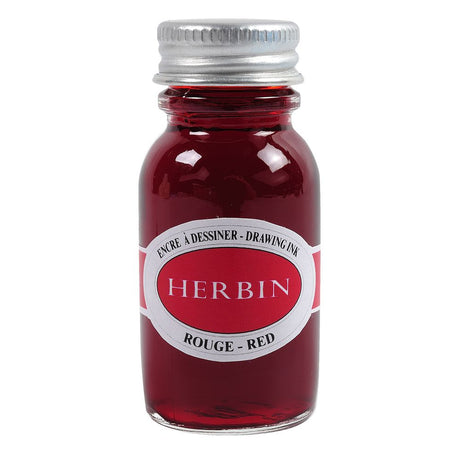 Herbin Drawing Ink Bottle (Red - 15ML) 12622T - SCOOBOO - HB_DRW_INKBTL_RED_15ML_12622T - Ink Bottle