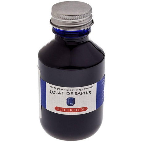 Herbin Ink Bottle (Eclat de Saphir - 100ML) 17016T - SCOOBOO - HB_INKBTL_SAPHR_100ML_17016T - Ink Bottle