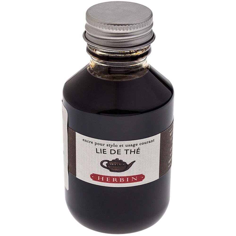 Herbin Ink Bottle (Lie De The - 100ML) 17044T - SCOOBOO - HB_INKBTL_LIETHE_100ML_17044T - Ink Bottle
