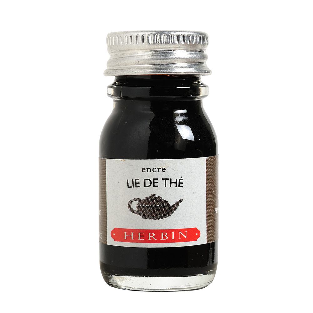 Herbin Ink Bottle (Lie de The - 10ML) 11544T - SCOOBOO - HB_INKBTL_LIETHE_10ML_11544T - Ink Bottle