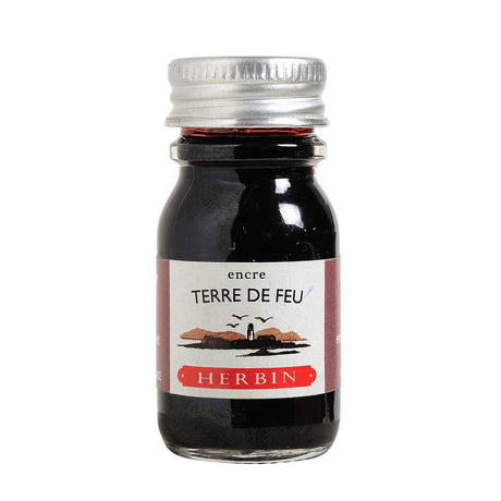 Herbin Ink Bottle (Terre de Feu - 10ML) 11547T - SCOOBOO - HB_INKBTL_TERREFEU_10ML_11547T - Ink Bottle