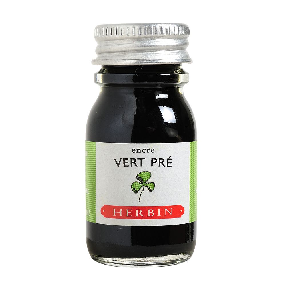 Herbin Ink Bottle (Vert Pre - 10ML) 11531T - SCOOBOO - HB_INKBTL_VERTPRE_10ML_11531T - Ink Bottle