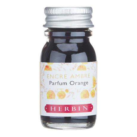 Herbin Perfumed Ink Bottle (Amber/Orange - 10 ML) 13756ST - SCOOBOO - HB_PRFM_INKBTL_AMBORN_10ML_13756ST - Ink Bottle