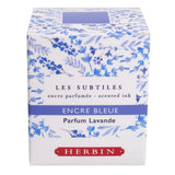 Herbin Perfumed Ink Bottle (Blue/Lavender - 30ML) 13710T - SCOOBOO - HB_PRFM_INKBTL_BLULVN_30ML_13710T - Ink Bottle