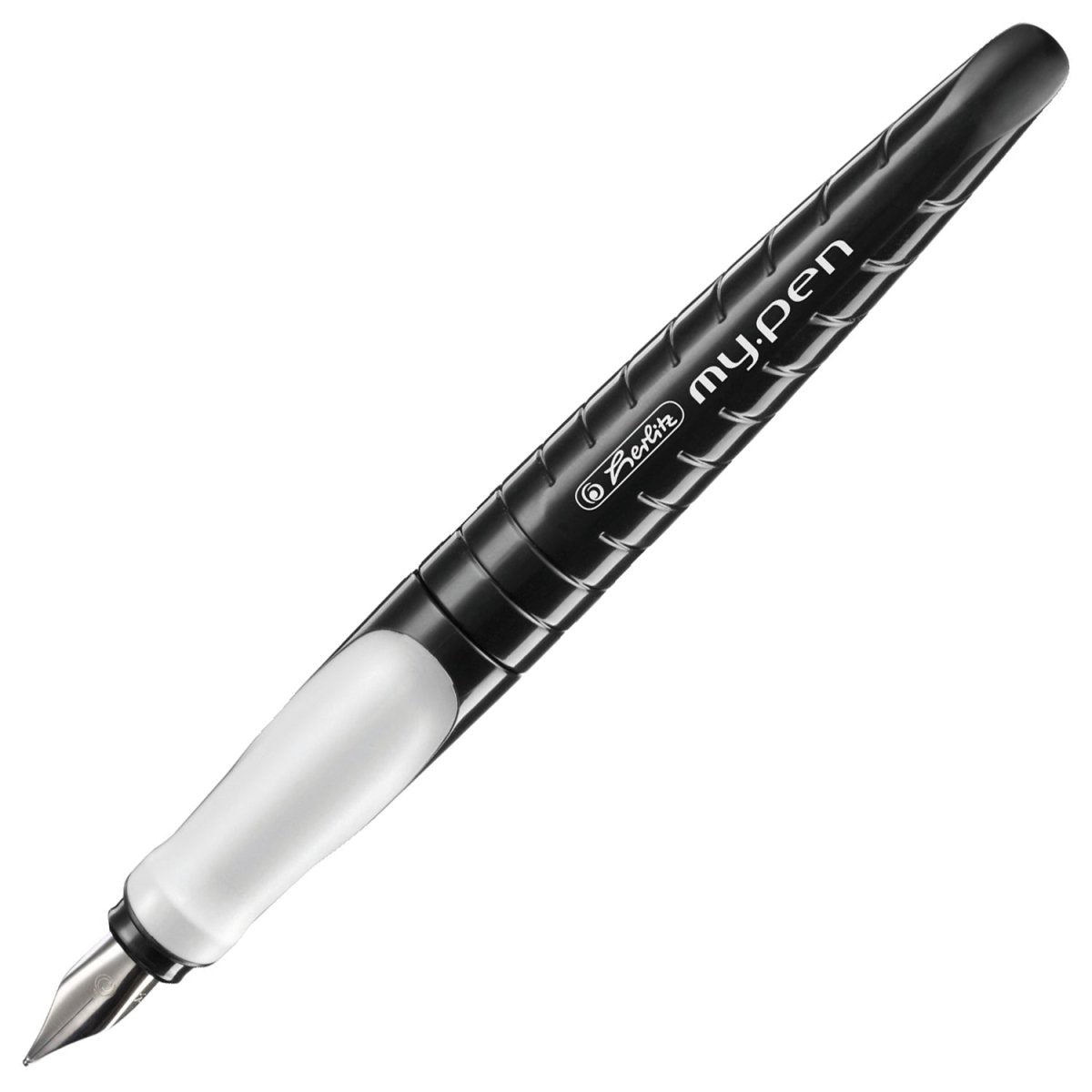 Herlitz my.pen Black/White Fountain Pen 11162476 - SCOOBOO - HZ_MYPN_BLKWHT_FPM_11162476 - Fountain Pen