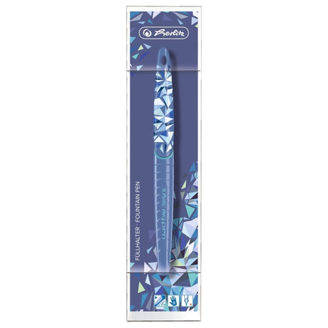 Herlitz my.pen Motif Wild Blue Fountain Pen 50027248 - SCOOBOO - HZ_MYPN_MTFWLD_BLU_FPM_50027248 - Fountain Pen