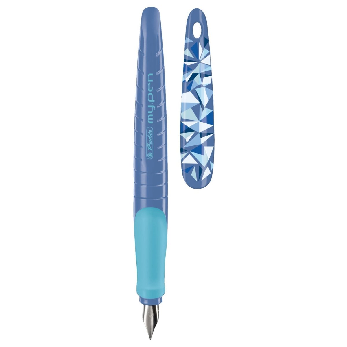 Herlitz my.pen Motif Wild Blue Fountain Pen 50027248 - SCOOBOO - HZ_MYPN_MTFWLD_BLU_FPM_50027248 - Fountain Pen