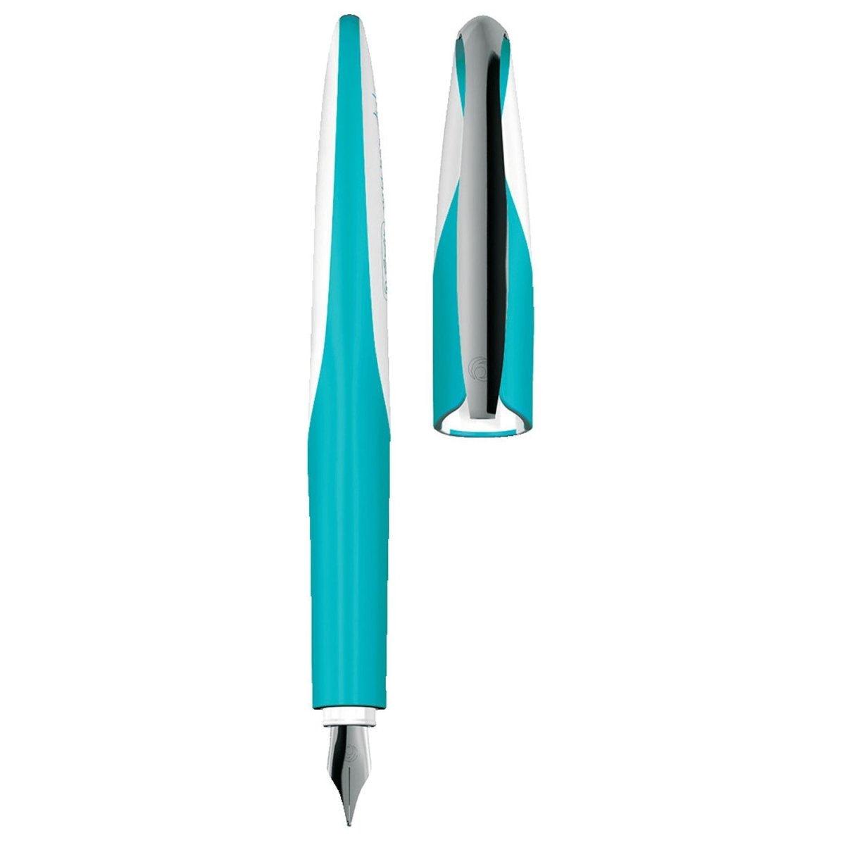 Herlitz my.pen Style Caribbean Turquoise Fountain Pen 11357225 - SCOOBOO - HZ_MYPN_STY_CARB_TQ_FPM_11357225 - Fountain Pen