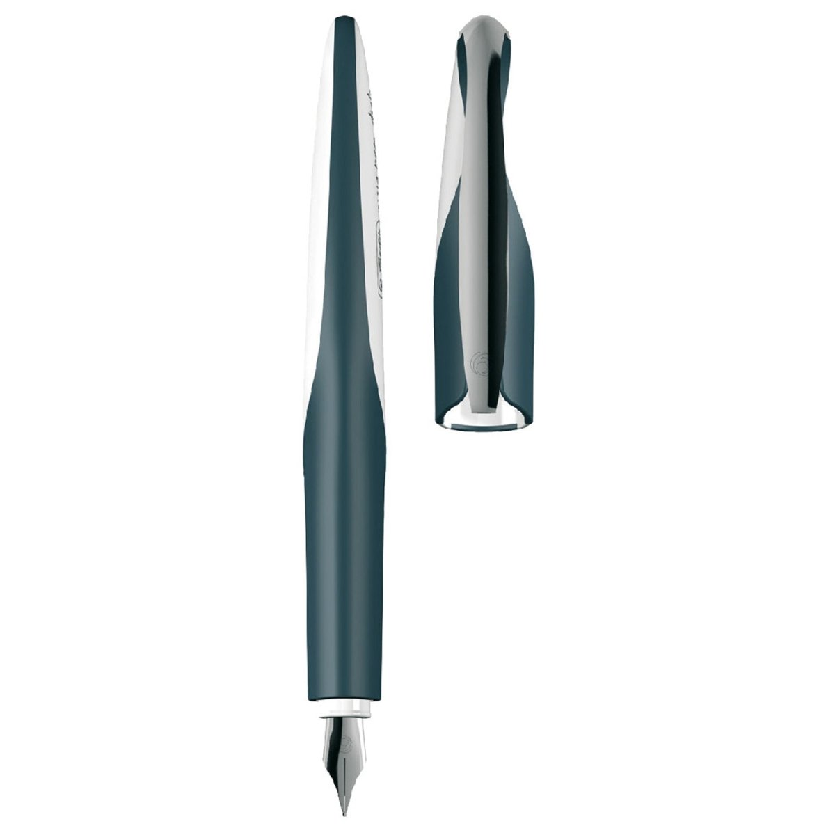 Herlitz my.pen Style Dark Shale Fountain Pen 11357241 - SCOOBOO - HZ_MYPN_STY_DKSHL_FPM_11357241 - Fountain Pen