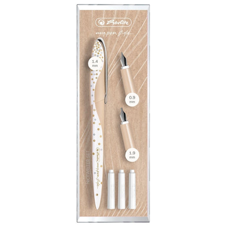 Herlitz my.pen Style Pure Glam Calligraphy Pen Set 50021765 - SCOOBOO - HZ_MYPN_STY_PURGLM_CALLIPN_ST_50021765 - Calligraphy Pens