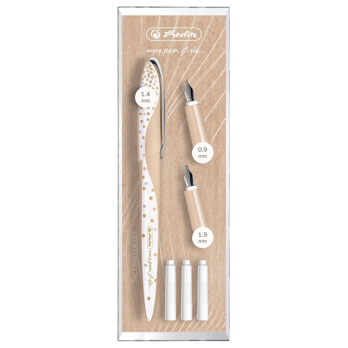 Herlitz my.pen Style Calligraphy Pen Set