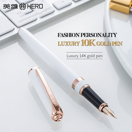 Hero H701 10K Gold Nib Fountain Pen - SCOOBOO - H701 - Fountain Pen