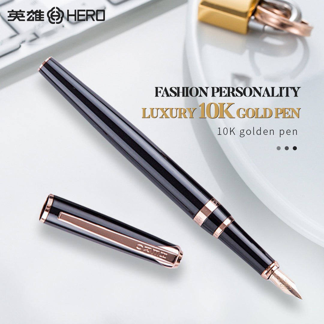 Hero H701 10K Gold Nib Fountain Pen - SCOOBOO - H701 - Fountain Pen