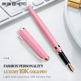 Hero H701 10K Gold Nib Fountain Pen - SCOOBOO - H701 - Fountain Pen