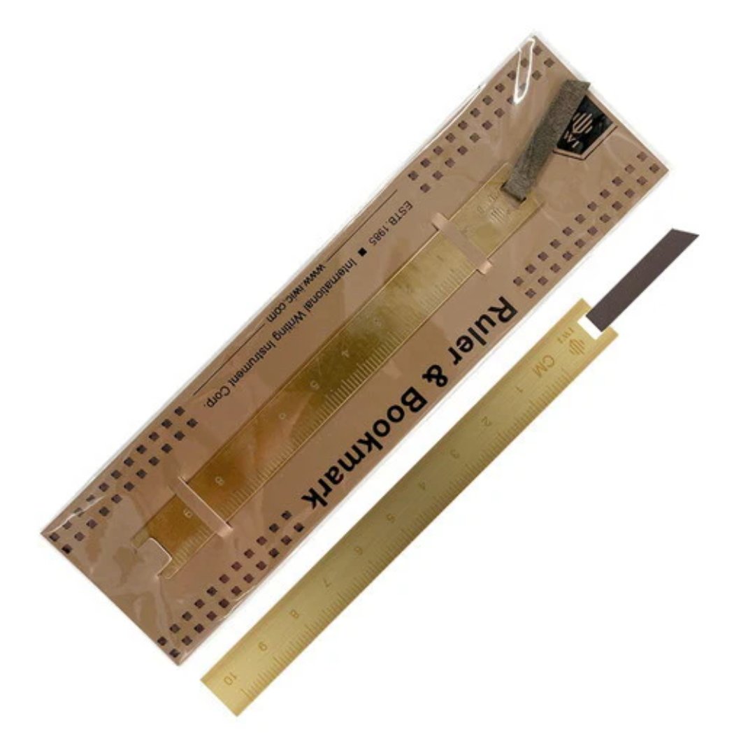 IWI Ruler & Bookmark with Mini Leather Rope - SCOOBOO - IWI - RA010 - BBR - Cutter