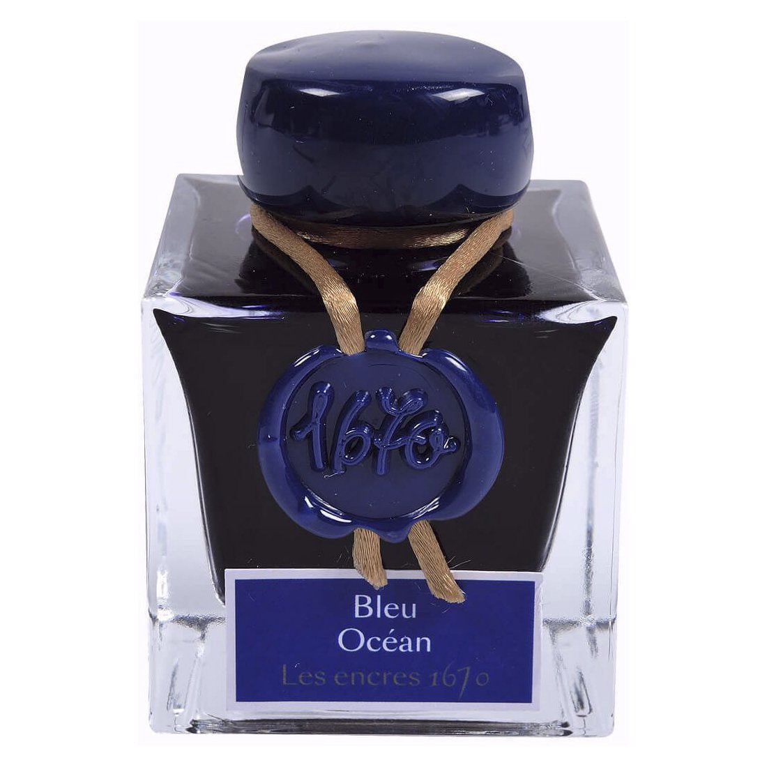 Jacques Herbin 1670 Ink Bottle (Blue Ocean - 50ML) 15018JT - SCOOBOO - JHB_1670_INKBTL_BLUOCN_50ML_15018JT - Ink Bottle