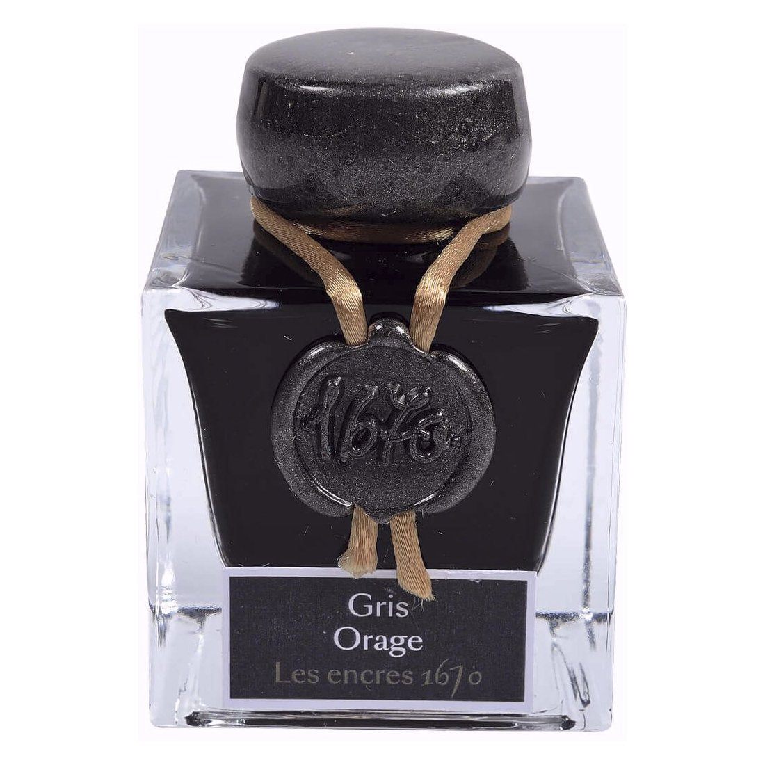 Jacques Herbin 1670 Ink Bottle (Stormy Grey - 50ML) 15009JT - SCOOBOO - JHB_1670_INKBTL_STMGRY_50ML_15009JT - Ink Bottle
