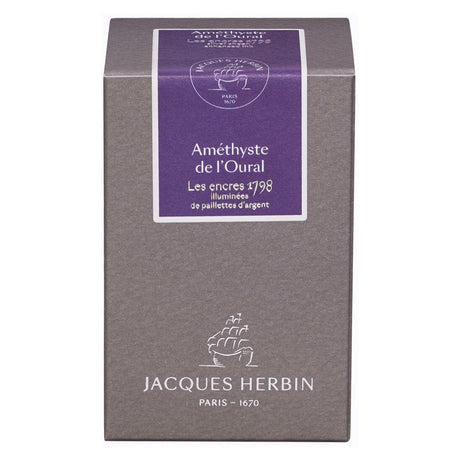 Jacques Herbin 1798 Ink Bottle (Amethyste de L'Oural - 50ML) 15579JT - SCOOBOO - JHB_1798_INKBTL_AMTHURL_50ML_15579JT - Ink Bottle