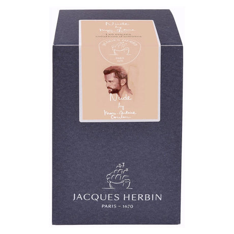 Jacques Herbin Artists Creation Ink Bottle (Nude - 50ML) 13240JT - SCOOBOO - JHB_INKBTL_NUDE_50ML_13240JT - Ink Bottle