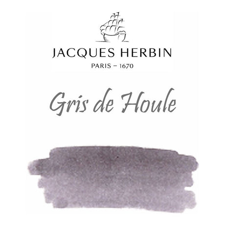 Jacques Herbin Essentielles Ink Bottle (Gris de Houle - 100 ML) 17108JT - SCOOBOO - JHB_INKBTL_GRSHOU_100ML_17108JT - Ink Bottle