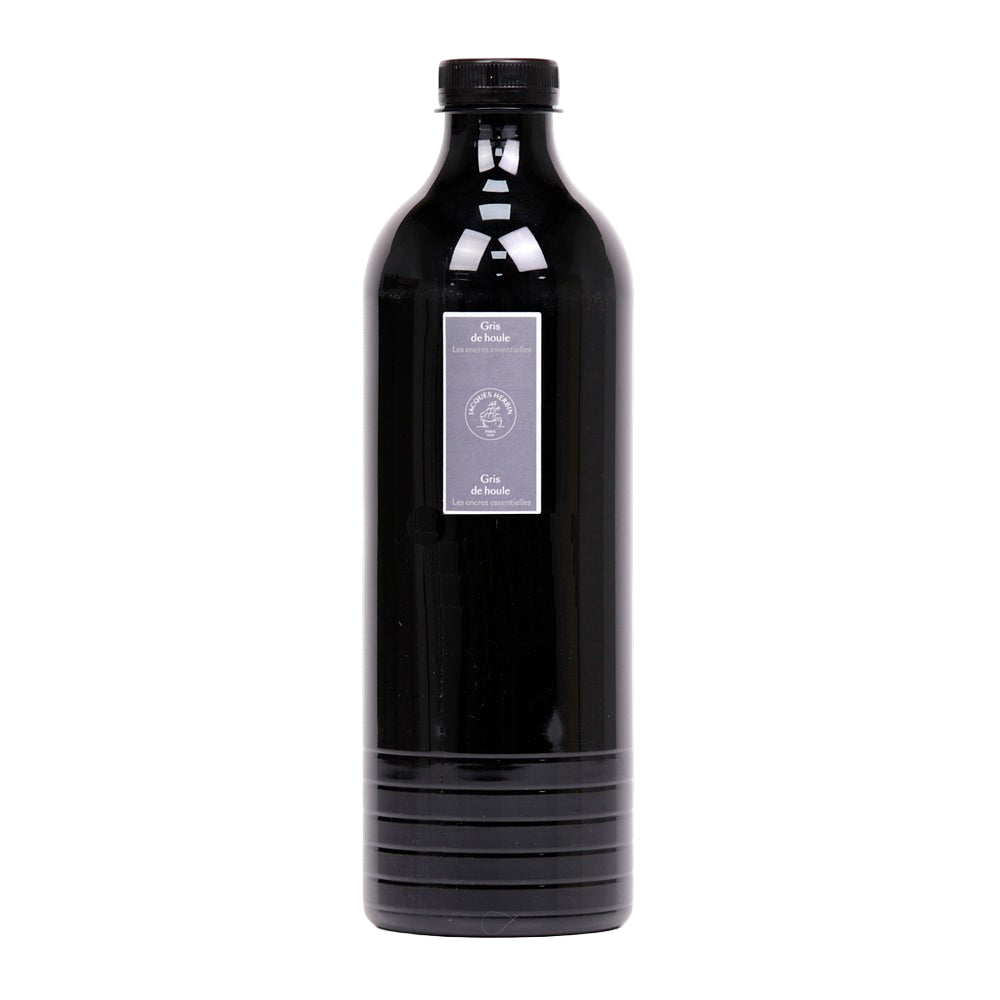 Jacques Herbin Essentielles Ink Bottle (Gris de Houle - 1500 ML) 13508JT - SCOOBOO - JHB_ESS_INKBTL_GRSHOU_1500ML_13508JT - Ink Bottle