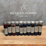 Jacques Herbin Essentielles Ink Bottle (Noir Abyssal - 15 ML) 12109JT - SCOOBOO - JHB_INKBTL_NOIABY_15ML_12109JT - Ink Bottle