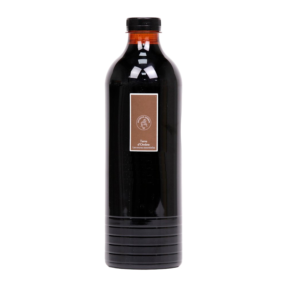 Jacques Herbin Essentielles Ink Bottle (Terre d'Ombre - 1500 ML) 13547JT - SCOOBOO - JHB_ESS_INKBTL_TREOMB_1500ML_13547JT - Ink Bottle