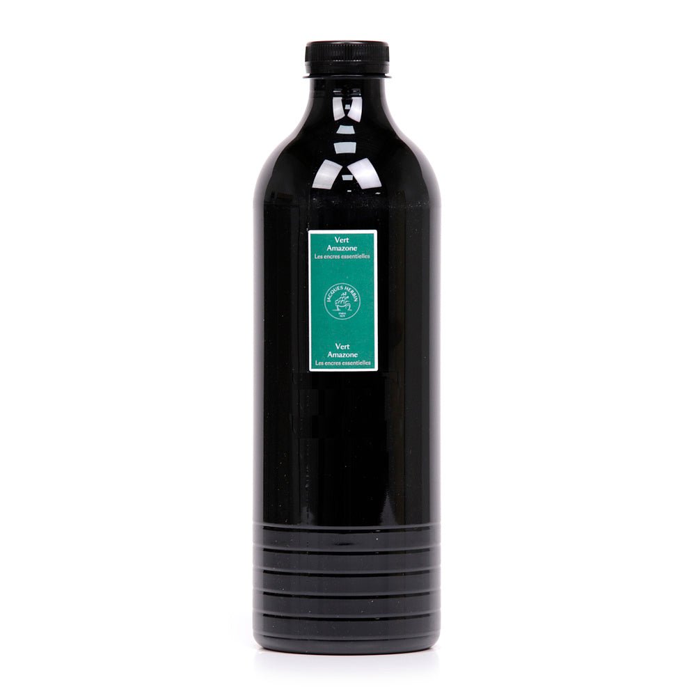 Jacques Herbin Essentielles Ink Bottle (Vert Amazone - 1500 ML) 13537JT - SCOOBOO - JHB_ESS_INKBTL_VRTAMZ_1500ML_13537JT - Ink Bottle