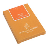 Jacques Herbin Essentielles Ink Cartridge (Orange Soleil - Pack of 7) 11057JT - SCOOBOO - JHB_ESS_INKCART_ORNSOL_PK7_11057JT - Ink Cartridge