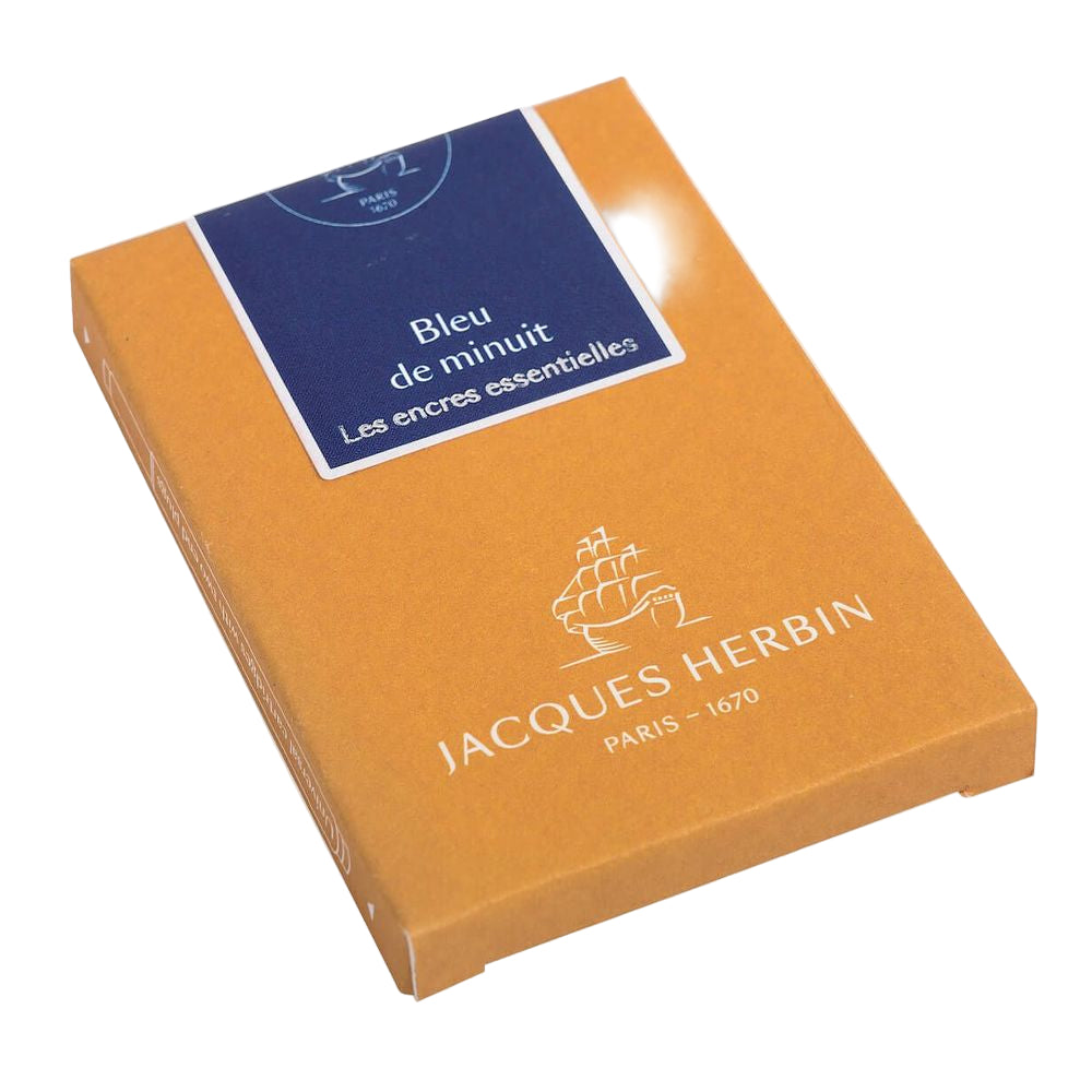 Jacques Herbin Essentielles Ink Cartridge (Terre d'Ombre - Pack of 7) 11047JT - SCOOBOO - JHB_ESS_INKCART_TREOMB_PK7_11047JT - Ink Cartridge