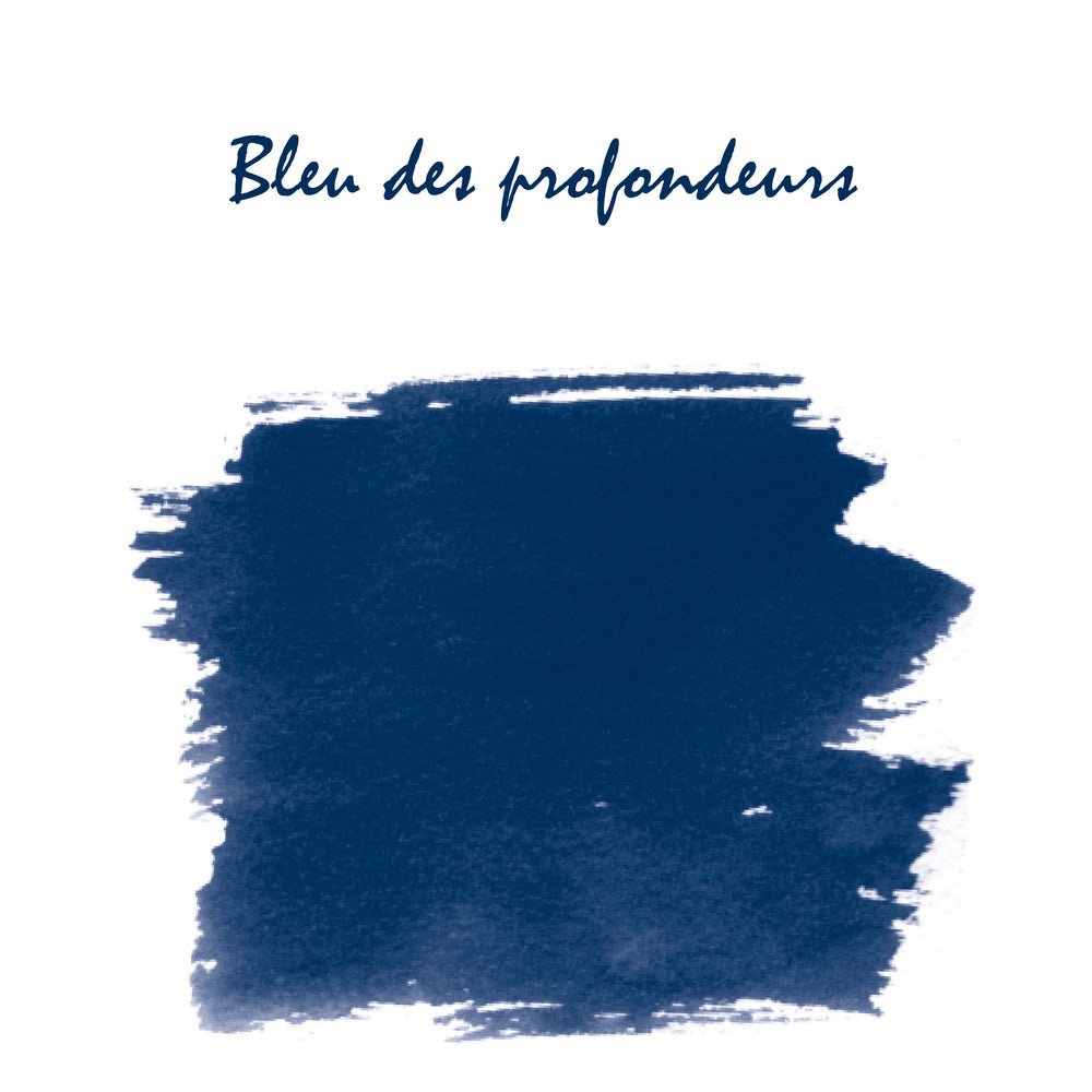 Jacques Herbin Ink Bottle (Bleu des Profondeurs - 100 ML) 17018T - SCOOBOO - JHB_INKBTL_BLUPRFNDUR_100ML_17018T - Ink Bottle